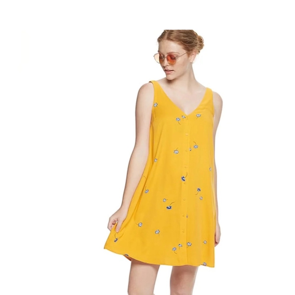 POPSUGAR Button Front Dress Size S